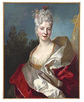 Nicolas de Largilliere : Portrait of a woman, half-length