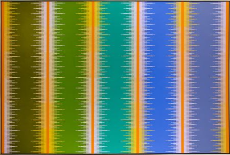 Richard Anuszkiewicz : 'Spectral Complementaries VI', 1984