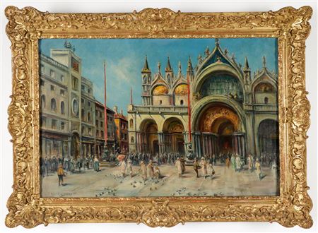 Carl Kaiser-Herbst : On St. Mark's Square in Venice