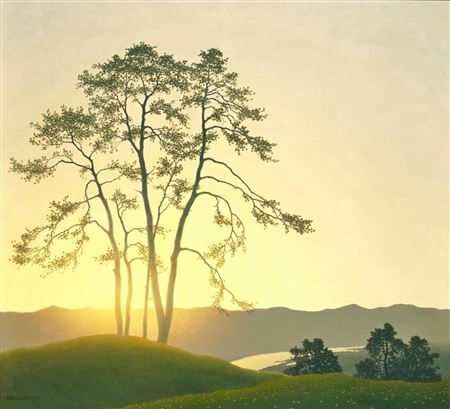 Felix Heuberger : Sunrise over the valley