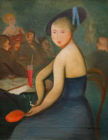 Rudolf Kremlicka : In the Café