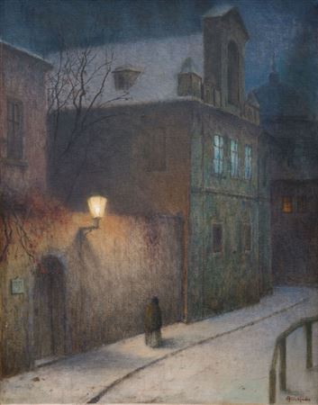 Jakob Schikaneder : Winter Street