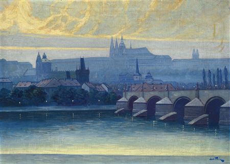 Ladislav J Spitnik : Dawn in Prague