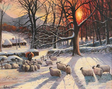 William Yeaman : 'WINTER SHEEP'