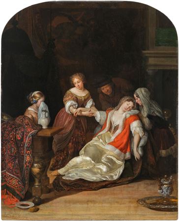 Eglon Van der Neer : The fainting fit