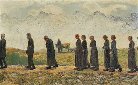 Alexander Leo Soldenhoff : The escort. 1905