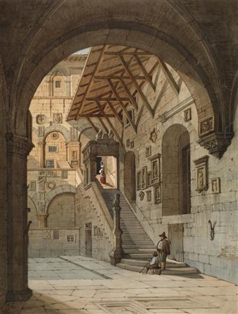 Martin Gensler : Außentreppe im Palazzo Bargello