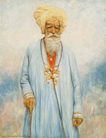 Mortimer Luddington Menpes : A Retainer of the Maharajah of Cutch (1903)