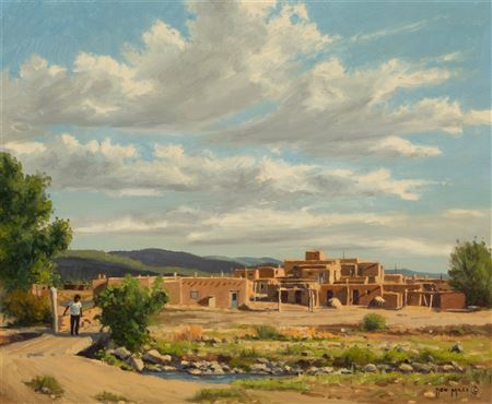 Don Miles : Taos Afternoon, 1980