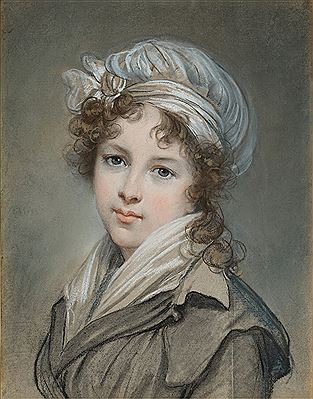 Elisabeth Louise Vigee-Lebrun : Self-Portrait In Traveling Costume