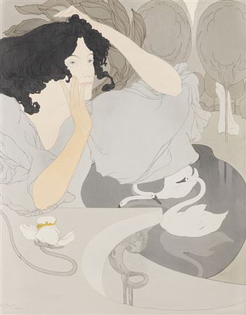 Georges de Feure : The Daughter of Leda