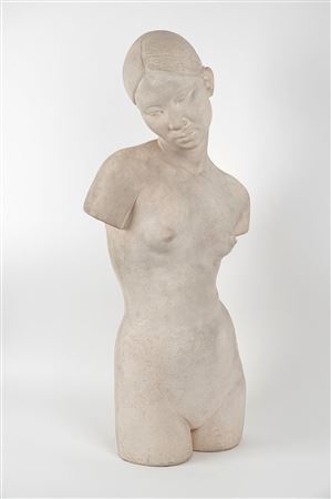 Evariste Jonchere : Young Vietnamese Woman or Annamite Woman's Torso