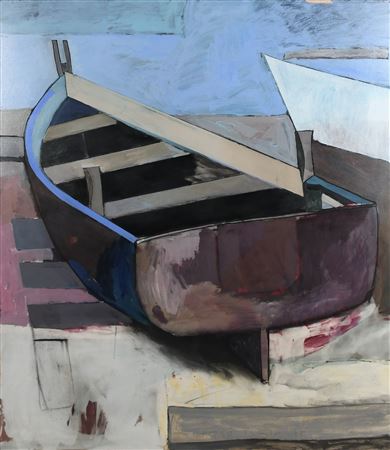 Fraser Taylor : Blue rowing boat