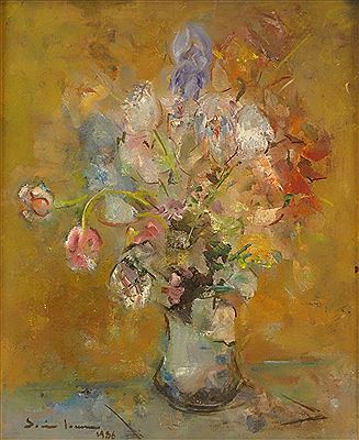 Sorin Ionescu : Vase with Flowers