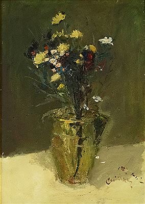 Ion Cristian Popescu : 'Vase with Flowers'