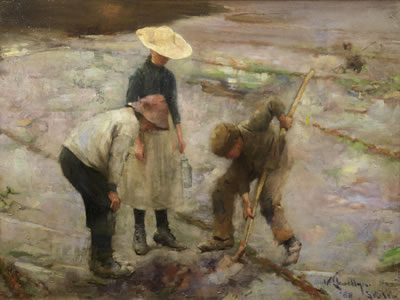 William Samuel Henry Llewellyn : Digging for Bait, Skilly