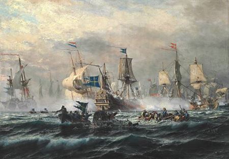 Christian Molsted : The battle of Køge Bay 1 July 1677.