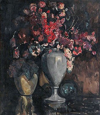 Jan Jean Graef : Still life with flowers