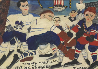 Justin McCarthy : TORONTO MAPLE LEAFS VS. N.Y. RANGERS, DATED 1962