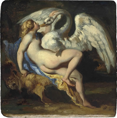 Theodore Gericault : Léda et le cygne ('Leda and the Swan')