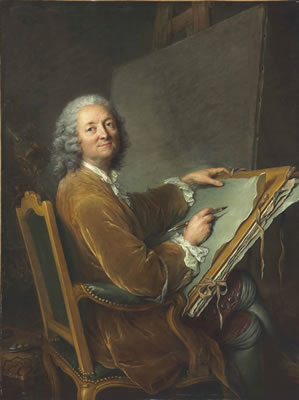 Francois-Hubert Drouais : PORTRAIT OF THE ARTIST’S FATHER, HUBERT DROUAIS (1699-1767)