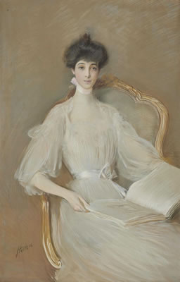 Paul Cesar Helleu : Consuelo Vanderbilt, Duchess of Marlborough