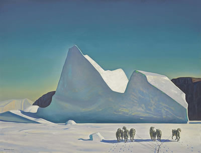 Rockwell Kent : Iceberg; Sledge Dogs, Greenland