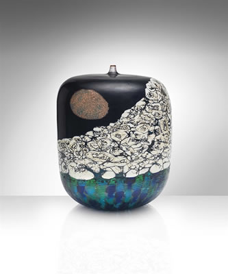 Yoichi Ohira : A UNIQUE 'NOTTURNO' VASE, 2005