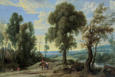 Jan Wildens : A wooded landscape