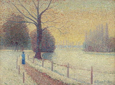 Albert Dubois-Pillet : Le Puy en hiver