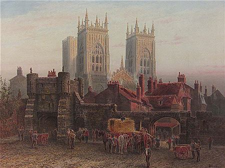 Thomas Greenhalgh : York Minster from Bootham Bar