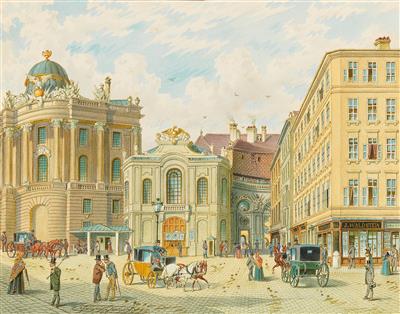 Franz Gerasch : The old Burgtheater in Vienna