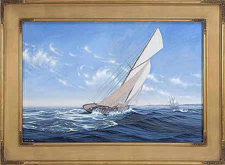 Alan Eddy : Yachting off the coast