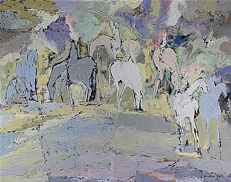 Dorothy Bradford : 'Horses by the River'