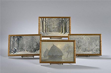 Raymond Quibel : Snow Landscape. (4)