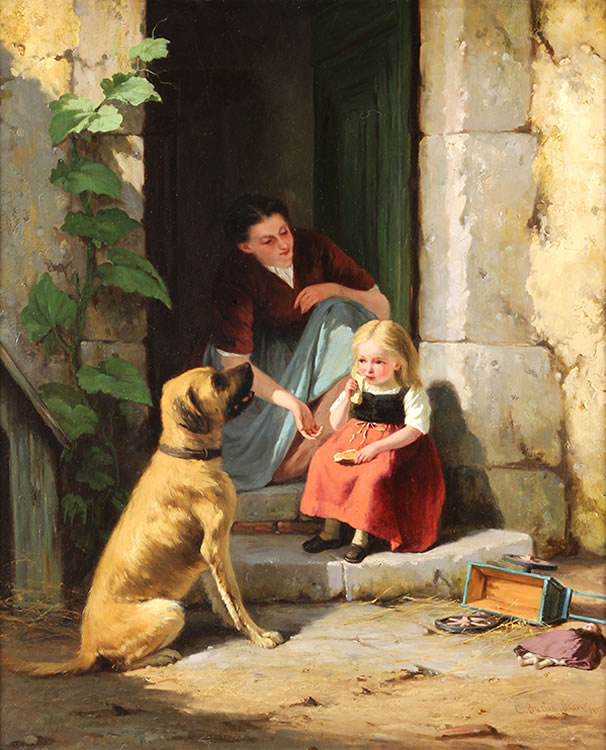 Charles Burton Barber : From Auction Records