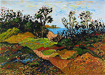 Yehouda Leon Chaki : Spring Landscape 8044