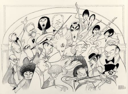 Albert Hirschfeld : 'Carnegie Hall, 100th Anniversary'