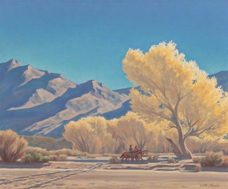 Edith Anne Hamlin : Morning on the Rillito