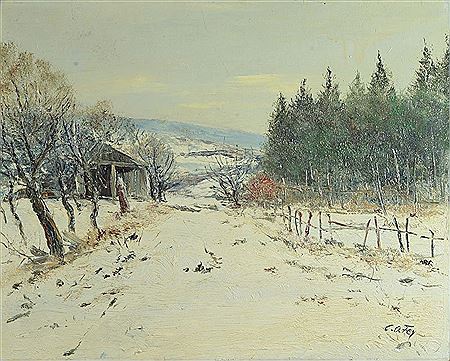 Carl Otto Fey : Winter in Westerwald