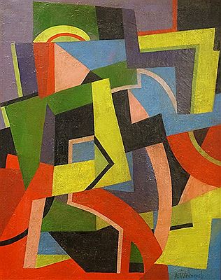 Agnes Weinrich : Cubist Composition