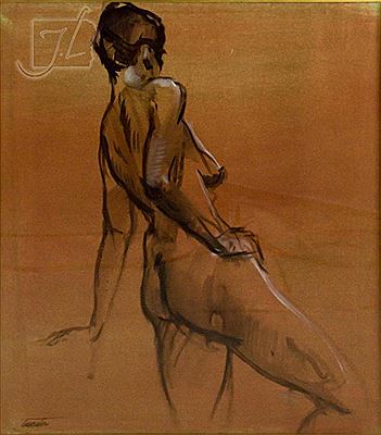 Richard Treaster : Nude Female Study