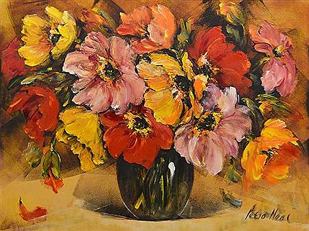 Petro Neal : Still Life Poppies