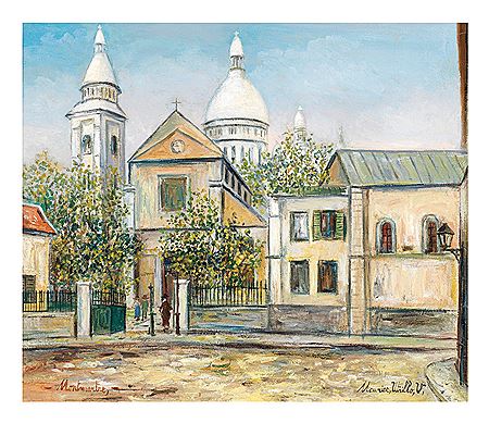 sample from Succession Jean Fabris : works by Maurice Utrillo, Lucie Valore & Jordi Sarra