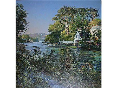 Ted Dyer : SUMMER EVENING, HELFORD