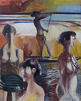 Giuseppe Motti : Figure nel meriggio, 1970