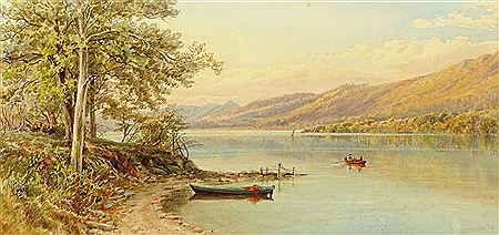 Ebenezer Alfred Warmington : 'Windermere from The Lake Side'