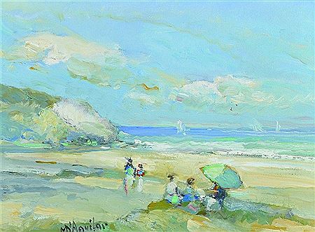 Michael D'Aguilar : Pair:   'Dejeuner Sur La Plage' and  'La Mer-A Maree Haute'