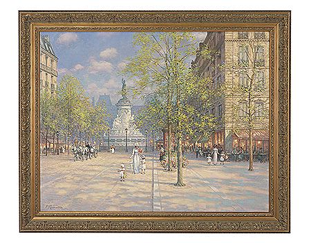 Paul Renard : 'Place de la Republique, Paris'