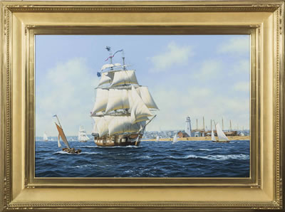 Terry Bailey : The Barque 'Walter Scott' Off Old Nantucket